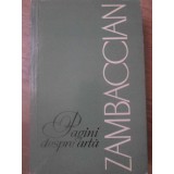 PAGINI DESPRE ARTA-K.H. ZAMBACCIAN-232651