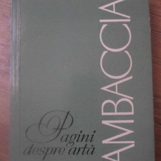 PAGINI DESPRE ARTA-K.H. ZAMBACCIAN