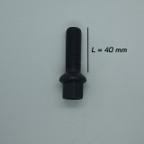 Prezon janta aliaj negru M14x1.5 40 mm pentru Mercedes