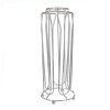 Suport Otel Inoxidabil pentru 30 de Capsule de Cafea Nespresso, 9.5x25cm, argintiu
