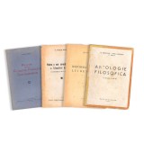 N. Bagdasar, Leon Diculescu, I. Didilescu, Dr. Nicolae Balca, patru volume cu dedicație pentru D. D. Roșca, 1939-1943