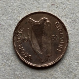 X197 Irlanda Farthing 1933, Europa