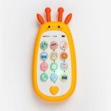 Telefon Educativ pentru Copii cu Model Girafa, Galben, Plastic, 1 buc, CMCLASS