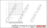 Dr!ve+ DP1110.12.0224 Filtru, aer habitaclu