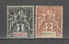 Comore/Mohely.1906 Alegorie 2 buc. MC.952, Nestampilat