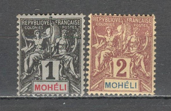 Comore/Mohely.1906 Alegorie 2 buc. MC.952