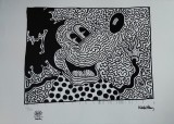 Keith Haring - Mickey Mouse, litografie originala
