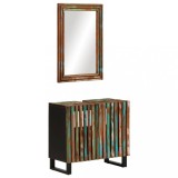 vidaXL Set mobilier de baie, 2 piese, lemn masiv de acacia 3217104