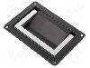 Maner 91mm, neagra &amp;#351;i argintie, MENTOR - 263.1