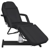 vidaXL Masă de masaj, negru, 180x62x(87-112) cm