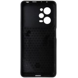 Husa tip capac spate TPU negru, inel si protectie camera, pentru Xiaomi Redmi Note 12 Pro 5G, Poco X5 Pro