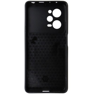 Husa tip capac spate TPU negru, inel si protectie camera, pentru Xiaomi Redmi Note 12 Pro 5G, Poco X5 Pro foto