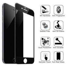 Folie Sticla iPhone 6 Plus 6s Plus Acoperire Completa Neagra foto