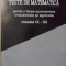 TESTE DE MATEMATICA PENTRU LICEE ECONOMICE, INDUSTRIALE SI AGRICOLE. CLASELE IX-XII-IOAN SECRIERU