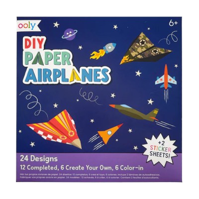 Avioane de hartie - 24 modele, set creativ DIY foto