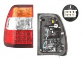 Stop spate lampa Toyota Land Cruiser (Fj100), 05.2005-11.2007, spate, Stanga, partea exterioara; LED; semnalizare portocalie; cu suport becuri; fara, Depo