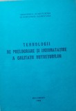 Cartea - Tehnologii de prelucrare si imbunatatire a calitatii nutreturilor, 1984