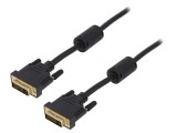 Cablu Dual Link DVI-D 24+1 PVC Negru