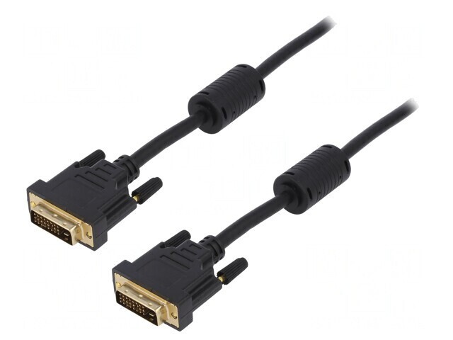 Cablu Dual Link DVI-D 24+1 PVC Negru