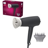 Uscator de par Philips 3000 series BHD302/30, 1600 W, Negru