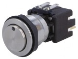 Comutator Anti-Vandalism 19mm 12A 250VAC IP64
