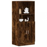 Gossi dulap de bucatarie, stejar fumuriu, 57x41,5x131,5 cm, lemn