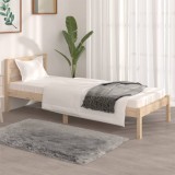 VidaXL Cadru de pat mic Single 2FT6, 75x190 cm, lemn masiv de pin