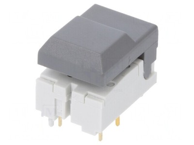 Comutator tastatură gri SPDT 0,01A 24VDC pentru PCB foto