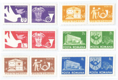 Romania, LP IV.31/1982, Porto duble, simb. postale, valori si modele noi, MNH foto