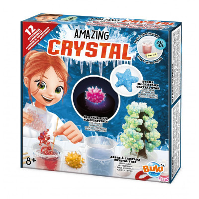 Set 12 experimente cu efect de cristalizare - Amazing Crystals foto