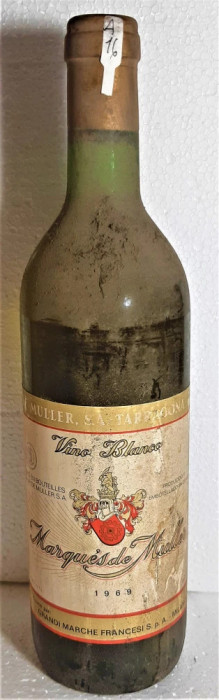 A16- VIN ALBA RIVERA-MARQUES DE MULLER, ESPANA, recoltare 1969 cl 74 gr 12