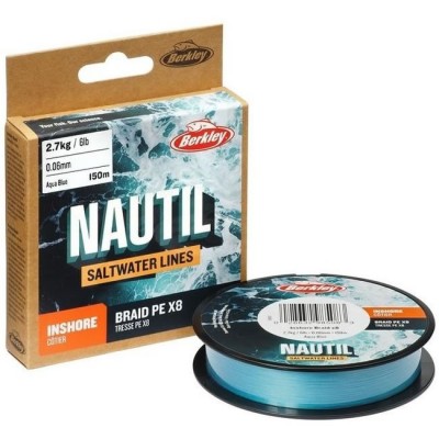 Fir Textil Berkley Nautil Braid X8, Aqua Blue, 150m, 0.06mm, 2.7kg foto