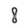 Prindere neagra pentru ochelari cu inel argintiu, capat pentru snur si lant ochelari, accesoriu fixare rame, 20 mm