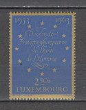 Luxemburg.1963 10 ani Conventia drepturilor omului ML.29, Nestampilat