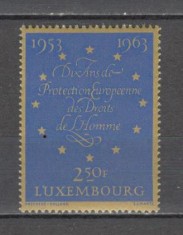 Luxemburg.1963 10 ani Conventia drepturilor omului ML.57