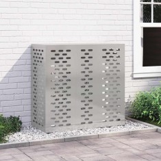 vidaXL Husă pentru aer condiționat Argintiu 110 x 50 x 105 cm