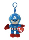 Ty Beanie Babies Captain America Clip 8.5cm (1607-34004)