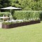 vidaXL Strat &icirc;nălțat grădină 512x80x36 cm oțel galvanizat 318940