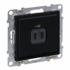 Priza USB tip C dubla 5V 15W Legrand Suno negru 721431