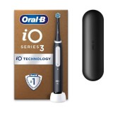 Periuta de dinti electrica Oral-B iO3, cu carcasa de depozitare, negru - SECOND