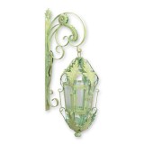 Felinar din fier forjat antik green RV-95, Lampi