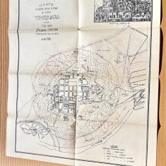 F220-I- Harta Timisoara veche si noua. Lugoj 1931. Inginer A. CUCU.