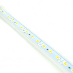 Banda Led Rigida Korea Chip Cu Profil 886AL 1M 12V Lumina Alb Rece 6000K 18W 5630 Cod ALSZ05 170817-31