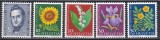 Elvetia 1961 - Pro Juventute - 100 de ani de la moartea lui Jonas Furrer - Flori de luncă și grădină , MNH, Nestampilat