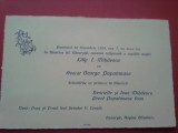 Invitatie nuntă avocat George PAPATANASE, Bazargic