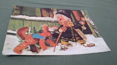 CARTE POSTALA FELICITARE PAPUSILE REGIZORULUI ADRIAN NICOLAU CIRCULATA