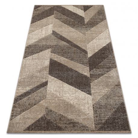 Covor Feel 5673/15055 Spic bej si maro si crem, 80x150 cm