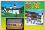 Bnk cp Manastirea Secu - Vedere - necirculata, Vanatori Neamt, Printata