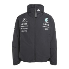 Mercedes AMG Petronas geacă de bărbați cu glugă Rain black F1 Team 2026 - XXL