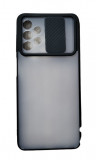 Huse siliconcu protectie camera slide Samsung Galaxy A52 ; A52s , Negru, Alt model telefon Samsung, Silicon